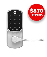 yale lever smart lock image