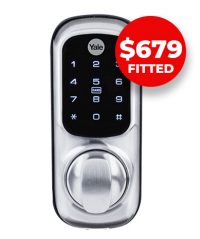 The Yale Smart Latch is available fitted by James Bull for $679.00