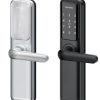 Schlage Resolute image of both Black and Silver front face of lock